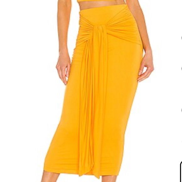 Pixie Skirt + Tank Top Set In Tangerine Camila Coelho